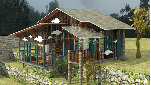 Sahil & Sarthak Resort Project in the Hills - Cottage Design